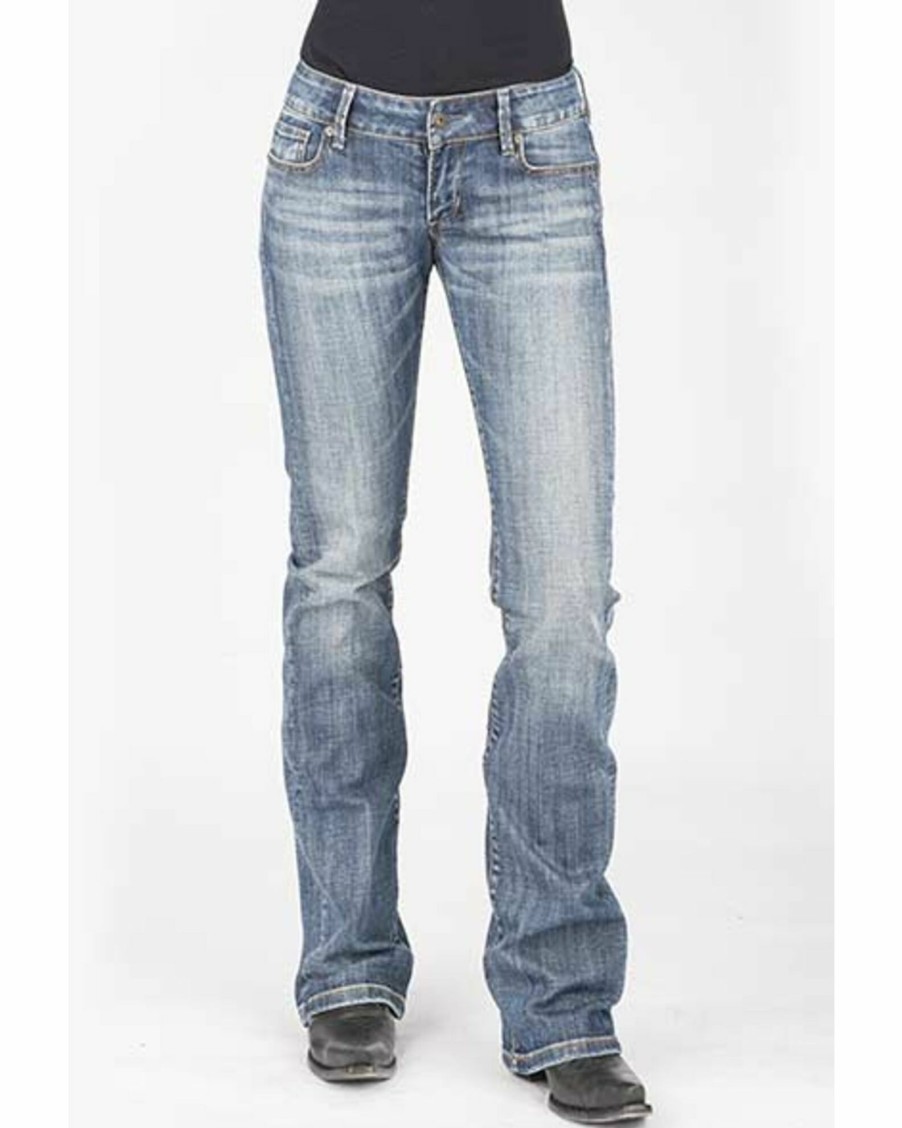 Jean * | Stetson Women'S 818 Contemporary Medium Bootcut Jeans Blue