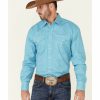 Shirt * | Stetson Men'S Cross Oval Geo Print Long Sleeve Snap Western Shirt