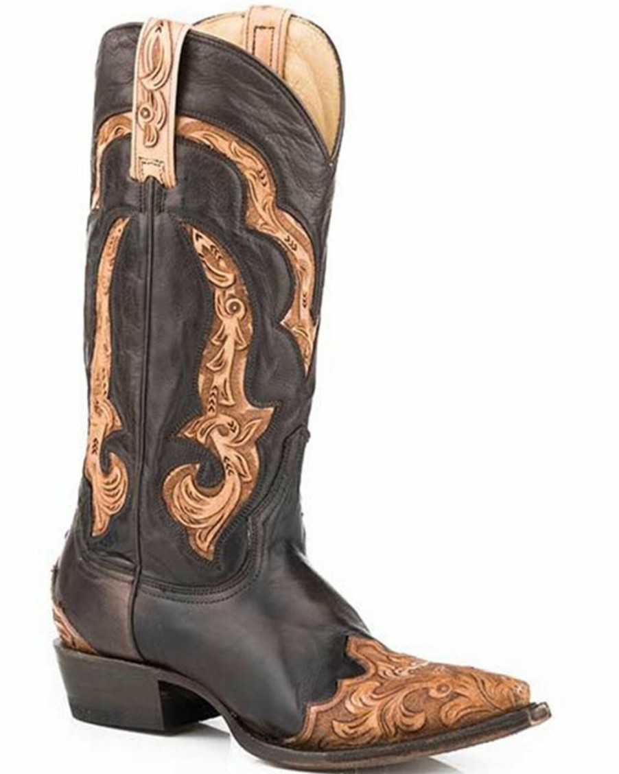 Boot * | Stetson Women'S Vintage Western Boots Snip Toe