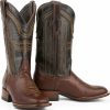 Boot * | Stetson Men'S Goat Vamp Western Boots Brown