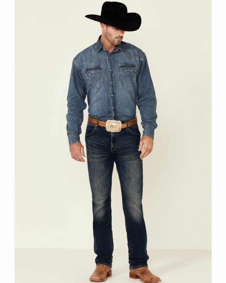 Shirt * | Stetson Snap Western Shirt For Men'S Denim