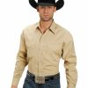 Shirt * | Stetson Men'S Solid Snap Oxford Long Sleeve Western Shirt