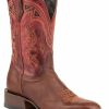 Boot * | Stetson Women'S Joliet Western Boots Broad Square Toe Brown