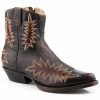 Boot * | Stetson Women'S Charlie Western Booties Snip Toe