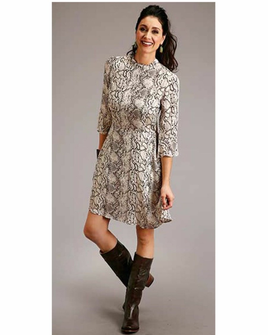 Dress * | Stetson Women'S Snake Print Dress Multi