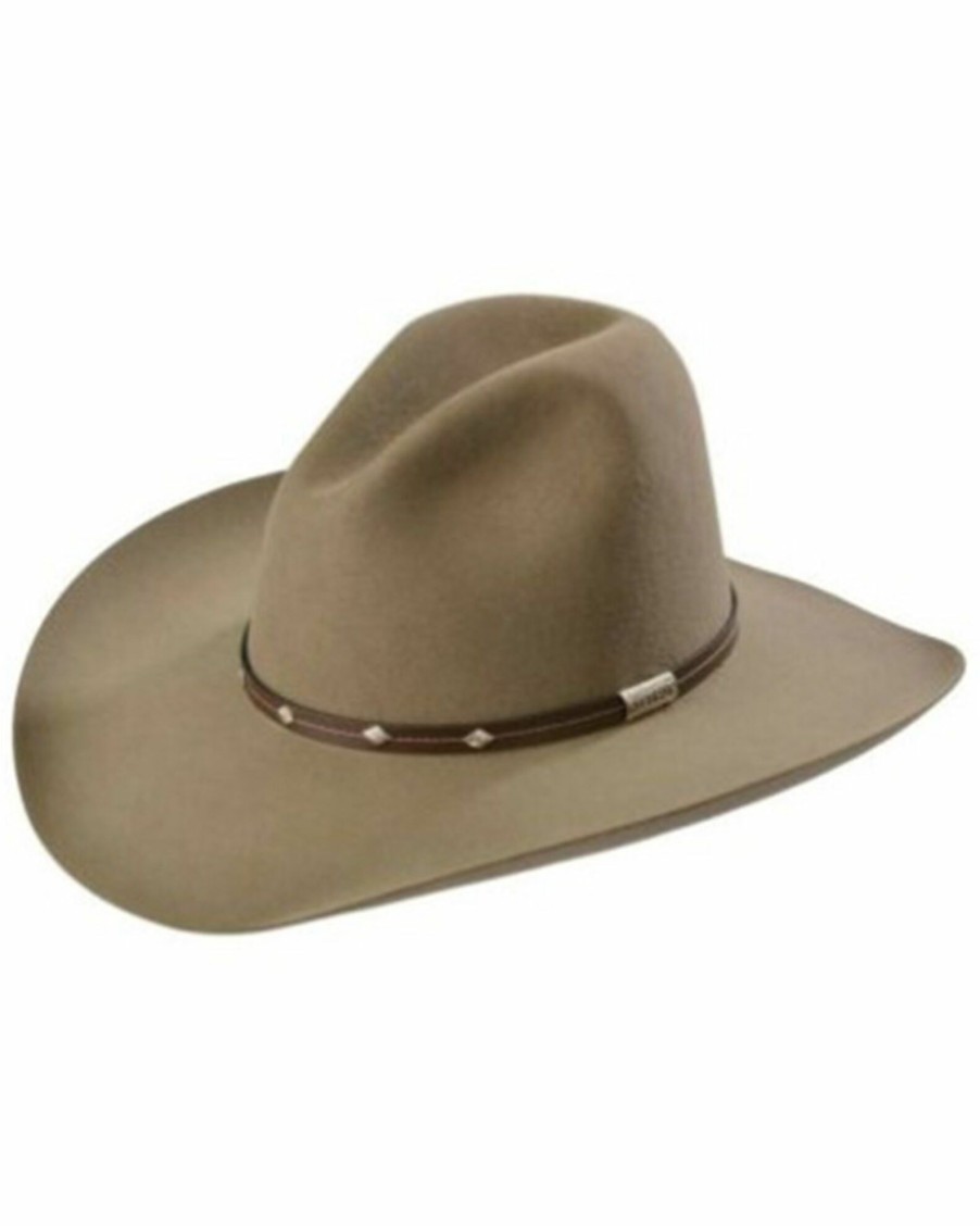 Hat * | Stetson Men'S 4X Buffalo Felt Silver Mine Cowboy Hat