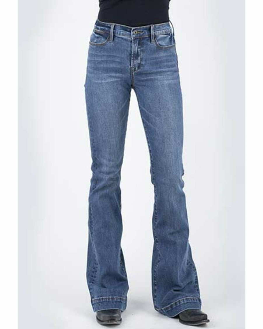 Jean * | Stetson Women'S 921 High Rise Flare Jeans Blue