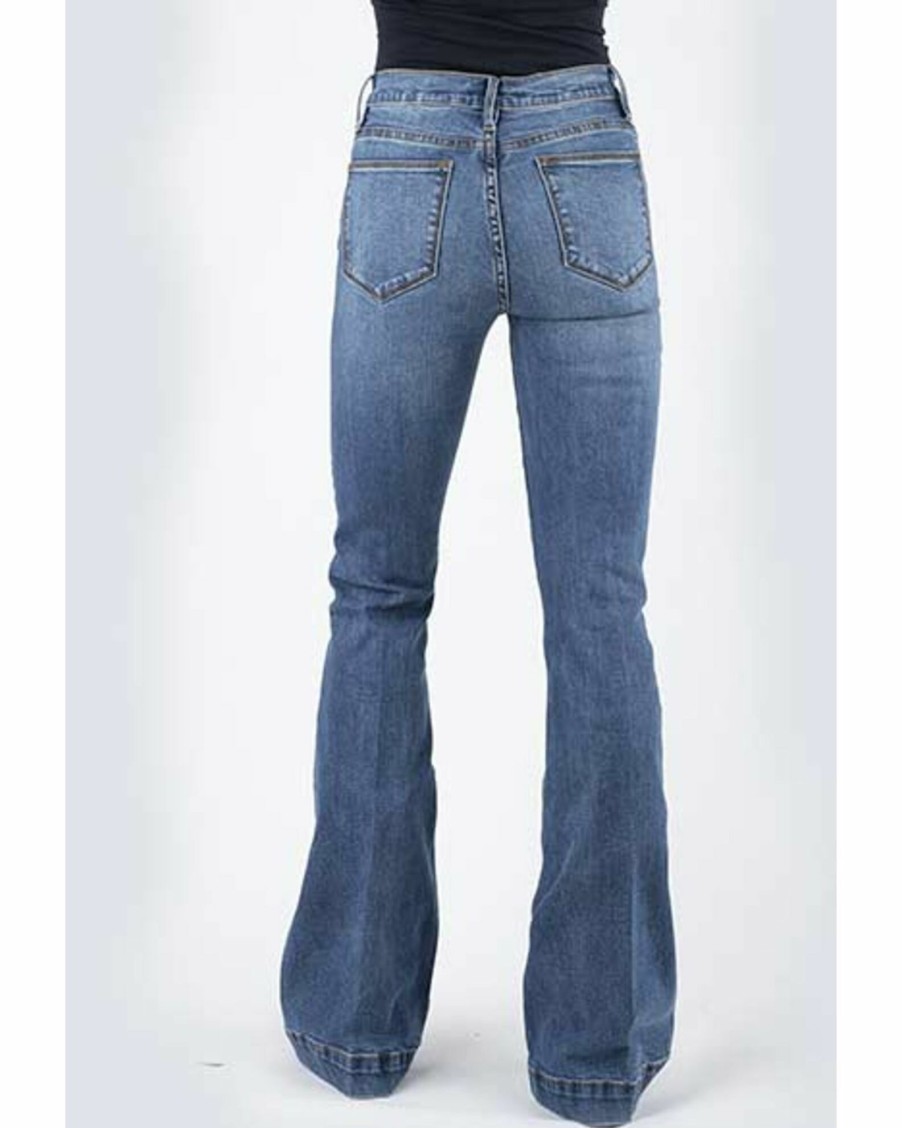 Jean * | Stetson Women'S 921 High Rise Flare Jeans Blue