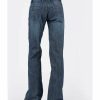 Jean * | Stetson Women'S 214 Dark Wash Decorative City Trousers Blue